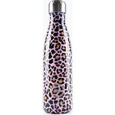 Hype Metal Disco Leopard 500ml Water Bottle