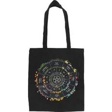 Sacs en tissu Something Different Wheel Of The Year Polycotton Tote Bag - Noir