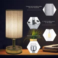 Tomtop Jms Bedside Desk Light Nightstand Table Lamp