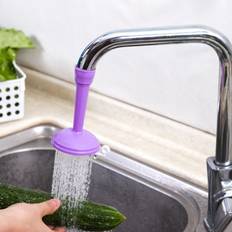 Plumbing Zeuxo Water Saving Faucet Extender Purple Nozzle