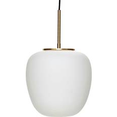 Hübsch Pendler Hübsch Muse Pendellampe Ø25 cm Pendler Glas Hvid Pendel