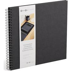 Adlibris Scrapbooking Adlibris Fotoalbum Black Med Svarta Blad 35x31.5cm