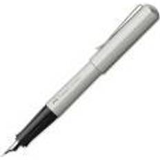 Faber-Castell Fountain Pens Faber-Castell Hexo 150591 Fountain Pen Nib Width F Matte Silver