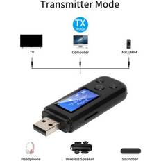 Network Cards & Bluetooth Adapters BT USB 5.0 Adapter Audio Receiver Transmitter