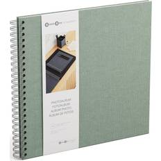 Adlibris Scrapbooking Adlibris Fotoalbum Soft Teal Vita Blad 35x31.5cm