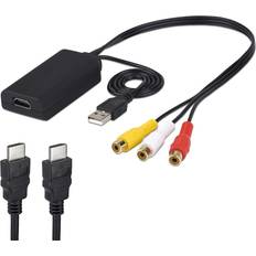 Tianfu HDMI to RCA Converter Adapter