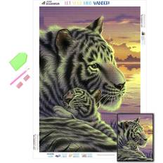 Vita Diamond Paintings Fiyo 5D DIY Diamond Painting White Tiger Kit