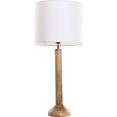 Wood Table Lamps Home ESPRIT Elegant Brown Desk 60W 220V Table Lamp