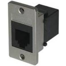 Ethernet, Data & Phone Outlets T.U.K. Panel Mount RJ11 RJ12 Keystone Coupler