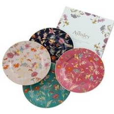 Plate Sets on sale Aynsley Golden Meadow Tea Plates Set of 4 Multi Plate Sets