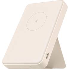 Xiaomi Powerbanks Batterier & Opladere Xiaomi Trådløs Powerbank 6000mAh Beige