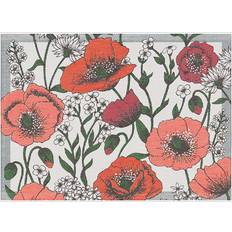 Ekelund Bordstabletter Ekelund Blomsterfält Röd 35x48cm Bordstablett