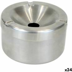 Ashtrays Confortime Steel Ashtray Set 24 Units