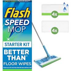 Flash Mops Flash Speed Mop Starter Kit 4 Wet 4 Dry Pads