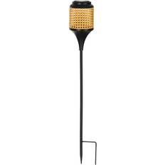 Eglo Dæmpbare Gulvlamper & Havelamper Eglo Spydlampe Solceller Brun Sort Ø12.5x85 cm Bedlampe