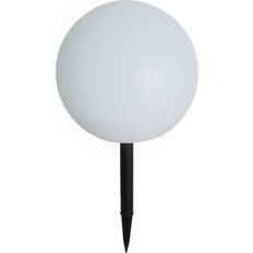 QAZQA Dæmpbare Bedlamper QAZQA Udendørslampe Hvid 30 cm LED IP44 Bedlampe