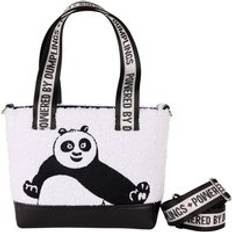 Lynlås Muleposer Loungefly Canvas Tote Bag Kung Fu Panda Håndtaske - Sort-Hvid