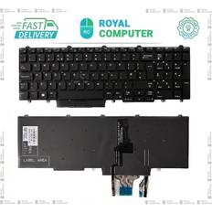 Dell Yes (single-coloured) Keyboards Dell Latitude E5550 Qwerty Backlit Keyboard 01R2M9