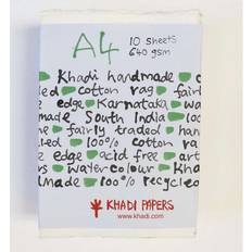 White Rag Paper Rough 640gsm A4 Pack 10