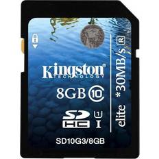 Kingston 8 GB Memory Cards Kingston Elite SDHC 30MB/s 8GB