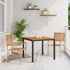 vidaXL 3 Deling Havemøbel Sæt Beige Poly Rattan Havemøbelsæt
