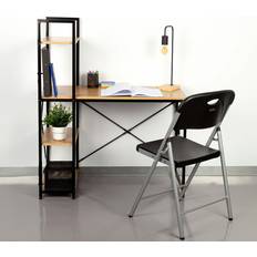 Aktive Stål Melamin Spånskivesskrivbord Hylla 100 x 120 x 52 cm Skrivbord