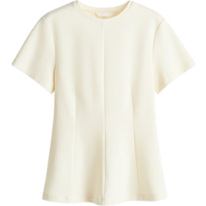 H&M Fitted Shirt - Pale Yellow