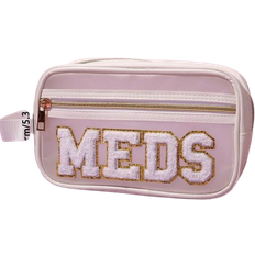 Synthetic Material Toiletry Bags & Cosmetic Bags Shein Fashionable MEDS Letter Printed Portable Toiletry Bag, Multifunctional Storage Bag For Cosmetics, Medicine, And Toiletries Back To School School Bag Travel Essentials Travel Organizer For Beach Summer Vacation Makeup Bag Makeup Bags Makeup Organizer Make Up Organizer Makeup Storage