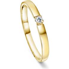 Pan Jewelry Angelica Wedding Ring 0.03ct - Gold/Diamond