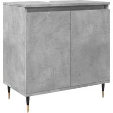 vidaXL Badkamerkast 58 x 33 x 60 cm Betongrijs