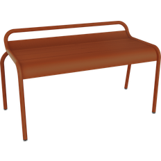 Orange Garden Benches Fermob Banc Empilable Luxembourg Orange Aluminium Garden Bench