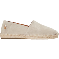 Herr - Läder Espadriller Polo Ralph Lauren Cevio - Milkshake/Multi Purple
