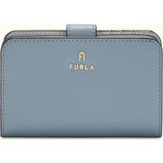 Camelia Compact Leather Wallet - Celestial Blue