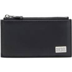 Lompakot ja Avaimenperät Diesel Porte-cartes Plat Cuir Semi-Brillant - Noir