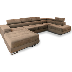 Masseno CASONE Beige Sofa 345cm 5 Seater