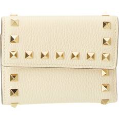 Valentino Grainy Leather Trifold Wallet