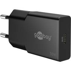 Goobay Oplader - USB-PD (USB strømforsyning) Batterier & Opladere Goobay USB-C GaN Slim 30W PD GaN Charger