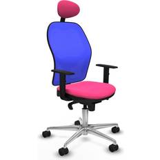 Pink Furniture Ergonomic with Headrest 1D086N1 Pink Office Chair
