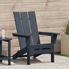 Adirondack stol vidaXL Folding Adirondack Stol Marineblå 74.5x80.5x90 cm