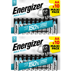 Energizer Max Plus AA Batteries 20pcs