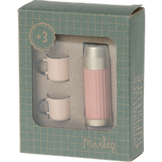 Maileg Thermos & Cups Soft Coral
