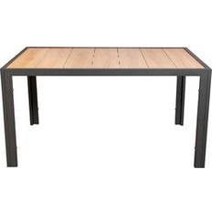 Buitentafels Bistro Sens Pronto Tuintafel 147x95 cm Rechthoekig Keramiek Bruin