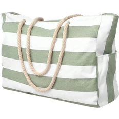 Shein Women's Large Waterproof Beach Tote Bag With Zipper And Waterproof & Sandproof Design For Swimming Pool,Random Pattern,School Bag,Portable,Large Capacity,For Teen Girls Women College Students,College,Middle School,High School,Outdoors,Travel,Outings,Work,Business,Commute,Holiday,Shopping