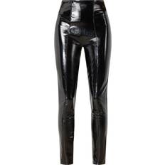 Spanx Patent Faux Leather Leggings - Black