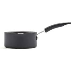Dunelm Non-Stick Aluminium Milk Pan 14 cm Black