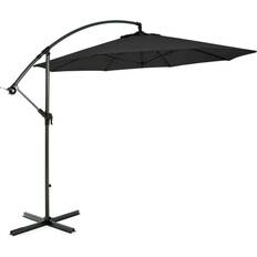 Hillerstorp SideWinder Parasol - Black 300cm