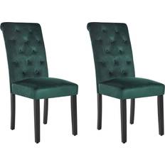 Sedie Beliani Velva Dark Green Kitchen Chair 99cm 2pcs