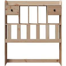 Headboards vidaXL With Storage 75 cm Solid Wood Pine Headboard 81cm