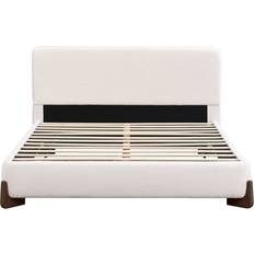 Bed Frames Christopher Knight Home Boucle Upholstered Platform Bed