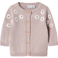 1-3M Cardigans Children's Clothing Name It Cardigan Nbflaisy - Rosa